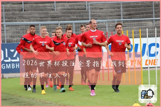 2026世界杯投注全景指南 找到最合适的下注入口